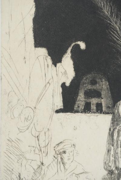 REMBRANDT : L'artiste et son modèle, Gravure 2