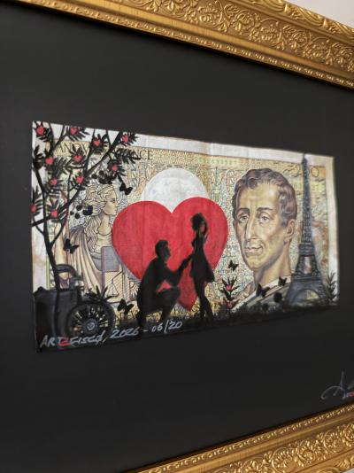 Cisco - Passion, 2026 - Acrylique sur billet 2