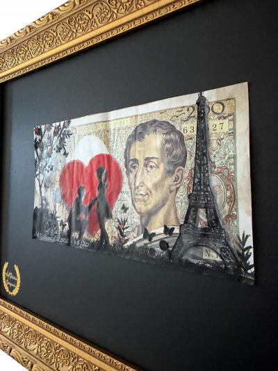 Cisco - Passion, 2026 - Acrylique sur billet 2