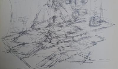 Alberto Giacometti - Composition 1, 1954 - Impression lithographique 2