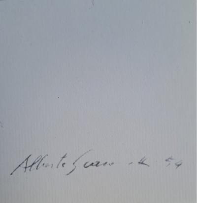 Alberto Giacometti - Intérieur avec chaise - 1954 - Impression lithographique 2