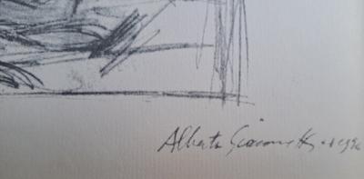 Alberto Giacometti - Pommes dans un compotier à Maloja , 1954 - Impression lithographique 2