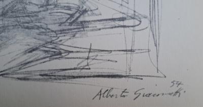 Alberto Giacometti - Pommes dans un compotier à Maloja , 1954 - Impression lithographique 2