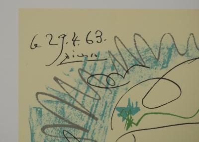 Pablo PICASSO (d’après) : Maternité, Lithographie signée 2