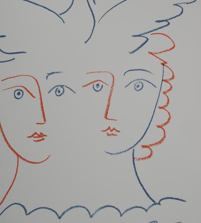 Pablo PICASSO : Couple à la colombe, Lithographie signée 2