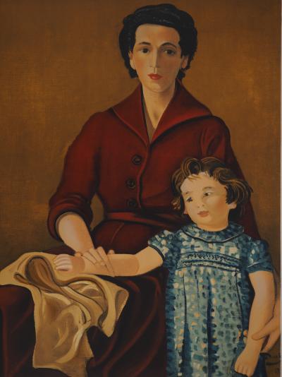 André DERAIN : Mère et fille, Lithographie signée 2