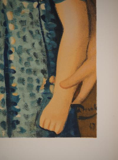 André DERAIN : Mère et fille, Lithographie signée 2