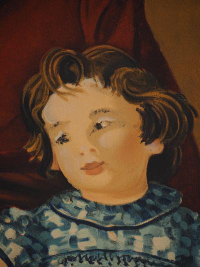 André DERAIN : Mère et fille, Lithographie signée 2
