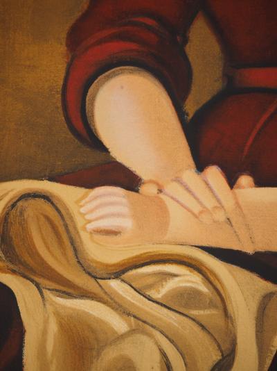 André DERAIN : Mère et fille, Lithographie signée 2