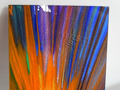 Damien Hirst- Cross Spin painting  - 2009, unique 2