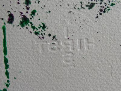 Damien Hirst- Rocket painting  - 2009, unique 2