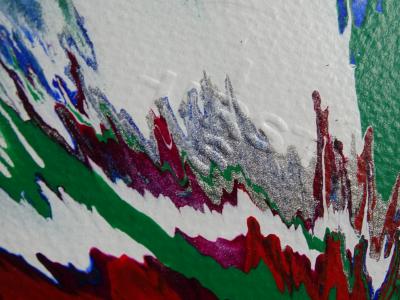 Damien Hirst- Rocket painting  - 2009, unique 2