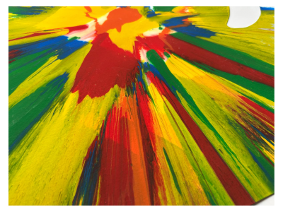 Damien Hirst- Shark - 2009, Acrylique et peinture métallique sur papier épais 2