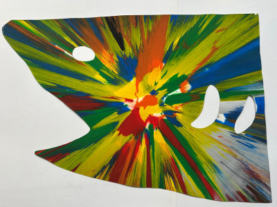 Damien Hirst- Shark - 2009, Acrylique et peinture métallique sur papier épais