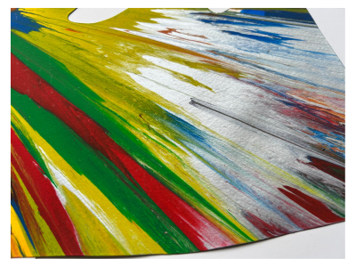 Damien Hirst- Shark - 2009, Acrylique et peinture métallique sur papier épais 2