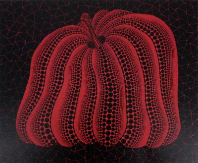 Yayoi Kusama - Red Pumpkin -  Lithoghraphie originale 2