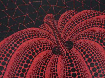 Yayoi Kusama - Red Pumpkin -  Lithoghraphie originale 2