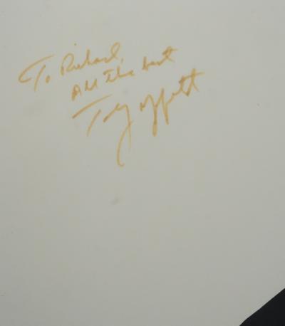 Alexander CALDER  : Tourbillon rouge et bleu - Lithographie originale signée 2