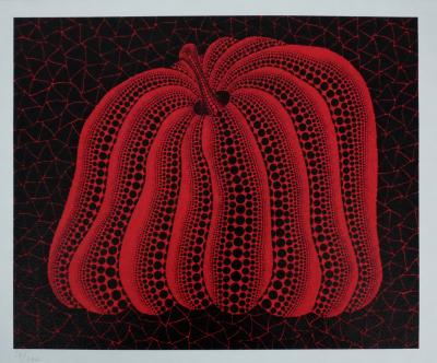 Yayoi Kusama - Red Pumpkin -  Lithoghraphie originale 2