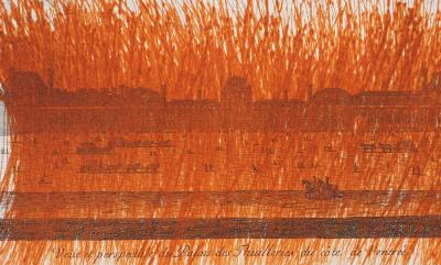 Arnulf Rainer - Louvre en orange, 1992 - Gravure originale 2