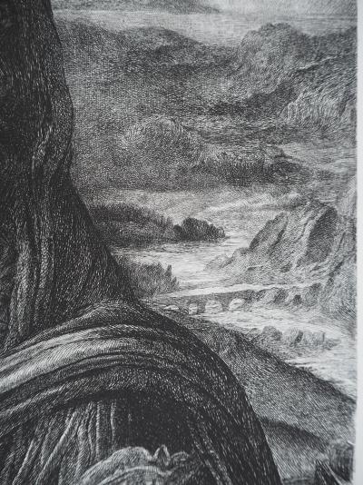 Léonard de Vinci - Mona Lisa, la Joconde - Gravure à l’eau-forte et au burin 2