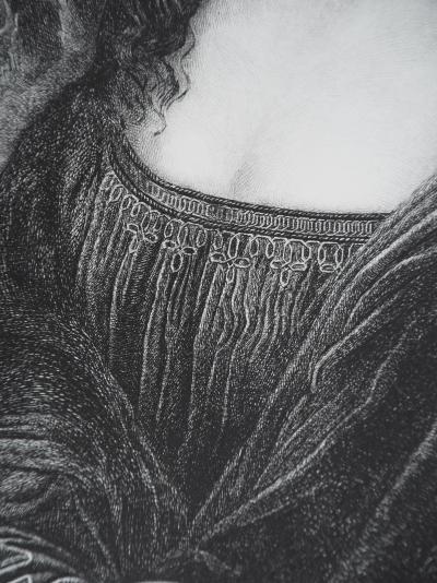 Léonard de Vinci - Mona Lisa, la Joconde - Gravure à l’eau-forte et au burin 2