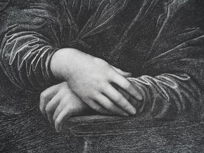 Léonard de Vinci - Mona Lisa, la Joconde - Gravure à l’eau-forte et au burin 2