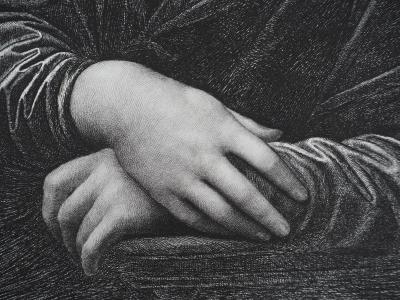 Léonard de Vinci - Mona Lisa, la Joconde - Gravure à l’eau-forte et au burin 2