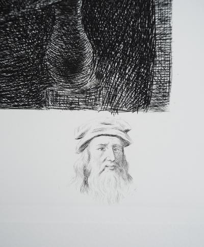 Léonard de Vinci - Mona Lisa, la Joconde - Gravure à l’eau-forte et au burin 2