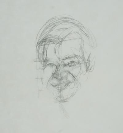 Alberto GIACOMETTI (d’après) : Etude portrait - Lithographie signée 2