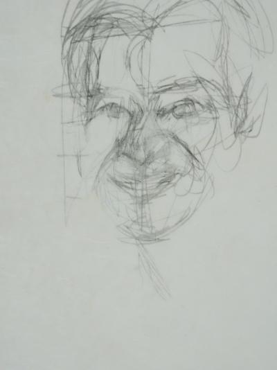 Alberto GIACOMETTI (d’après) : Etude portrait - Lithographie signée 2