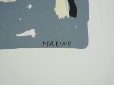 Marino MARINI : Les Trois Chevaux, Lithographie 2