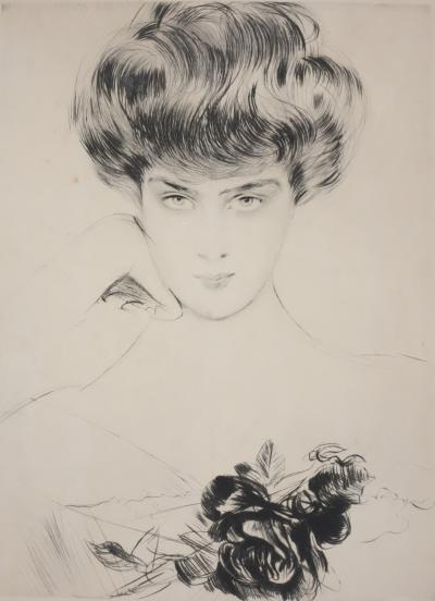 Paul César HELLEU : La Parisienne, gravure originale signée au crayon 2