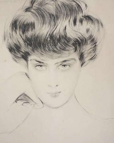 Paul César HELLEU : La Parisienne, gravure originale signée au crayon 2