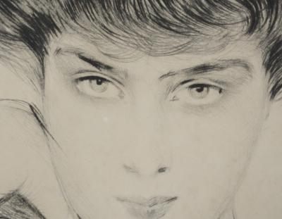 Paul César HELLEU : La Parisienne, gravure originale signée au crayon 2