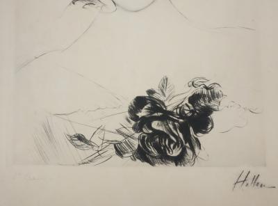 Paul César HELLEU : La Parisienne, gravure originale signée au crayon 2