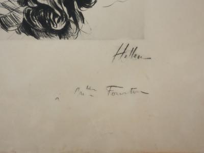 Paul César HELLEU : La Parisienne, gravure originale signée au crayon 2