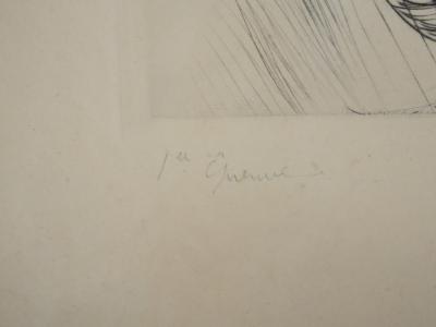 Paul César HELLEU : La Parisienne, gravure originale signée au crayon 2