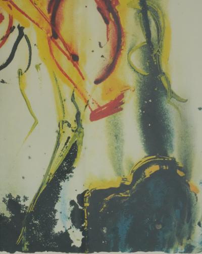 Salvador DALI : Chevalier Triomphant, Lithographie originale signée 2