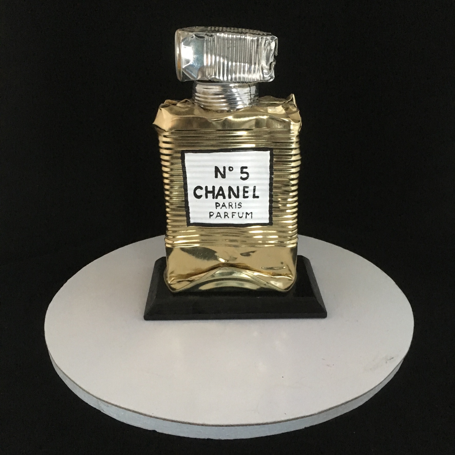 Norman Gekko - Crushed Chanel N. 5 Bottle, 2019 - restelliartco.