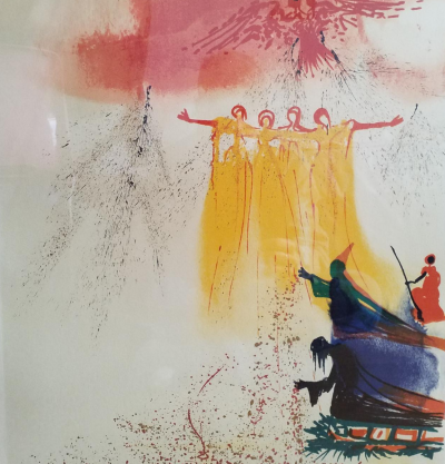 Salvador DALI - Les Fées - Lithographie signée au crayon 2