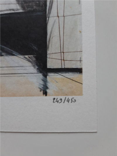 Lithographie (sérigraphie) Christo et Jeanne Claude 2