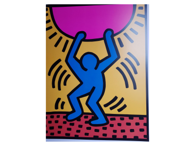 Keith HARING (d’après) - International youth year, 1985 - Sérigraphie 2