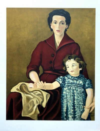 André DERAIN (d’après) - Portrait de Denise et Claire - Lithographie 2