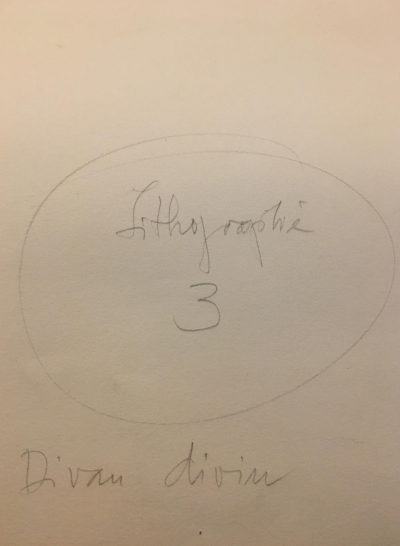 Paul WUNDELICH - Divan divin, 1969 - Lithographie signée au crayon 2