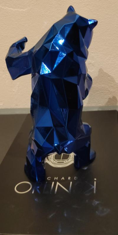 Richard ORLINSKI- Le Bear Spirit (Blue Edition)  - Sculpture 2