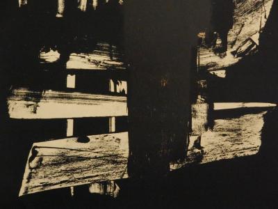 PIERRE SOULAGES - LITHOGRAPHIE N°9, 1959 - LITHOGRAPHIE ORIGINALE 2