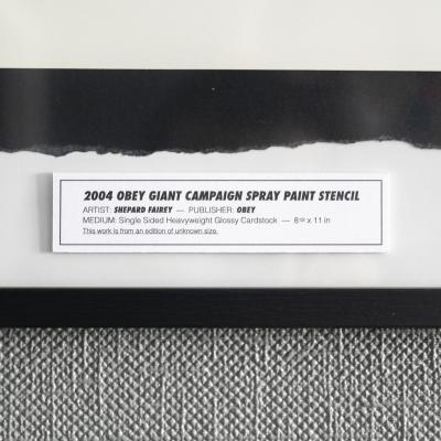 Shepard Fairey (Obey Giant) - Pochoir, 2004 2