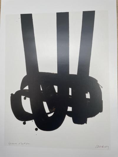PIERRE SOULAGES (d’après) - AFFICHE D’APRÈS LA LITHOGRAPHIE N° 29 2