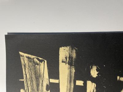 Pierre SOULAGES- Lithographie n°9, 1959 - Lithographie originale 2